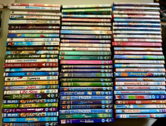 50x Childrens / Family / Wildlife DVD Bundle Job Lot  Film Disney