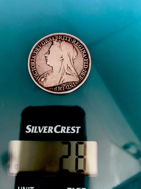 1894 Lvii Crown - Victoria British Silver Coin