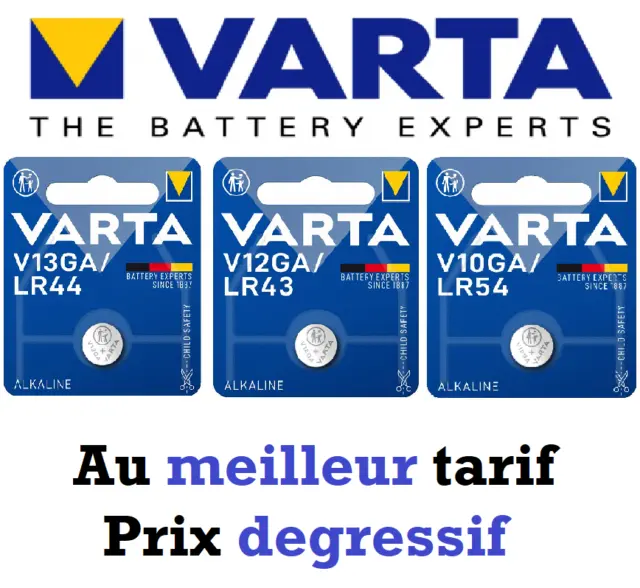 VARTA LR44 V13GA 357A AG13 Button Batteries, Fast & Free Shipping