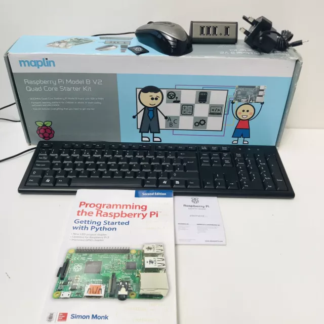 Raspberry Pi Model B V2 Quad Core Starter Kit • PLEASE READ - NO BOARD INCLUDED