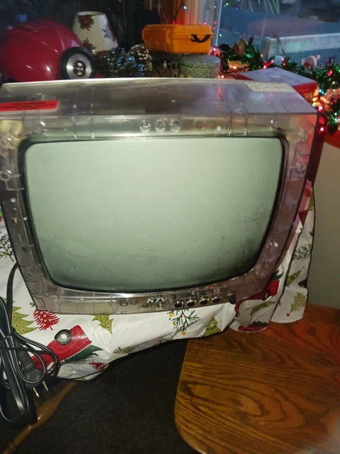 Clear plastic tv hot sale