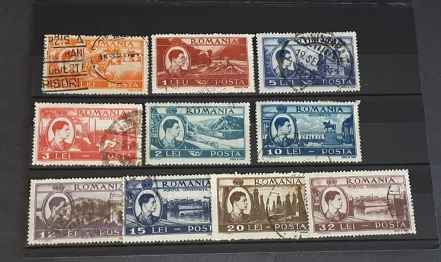 Romania - 10 old Romania stamps