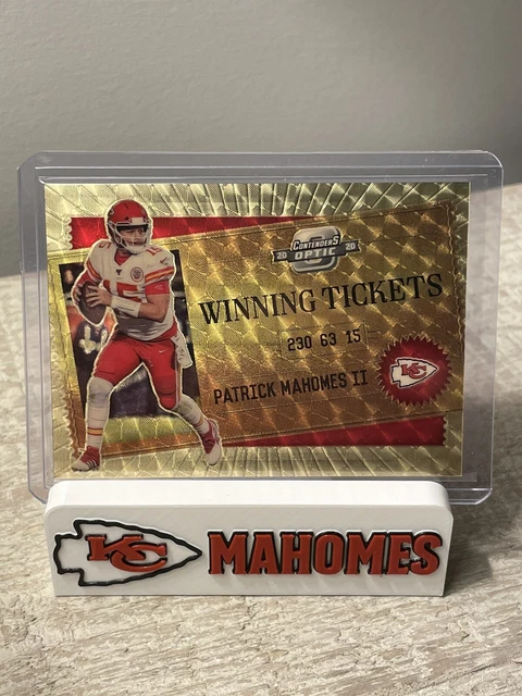 2020 Panini OPTIC CONTENDERS Winning Tickets PATRICK MAHOMES Gold Vinyl 1/1