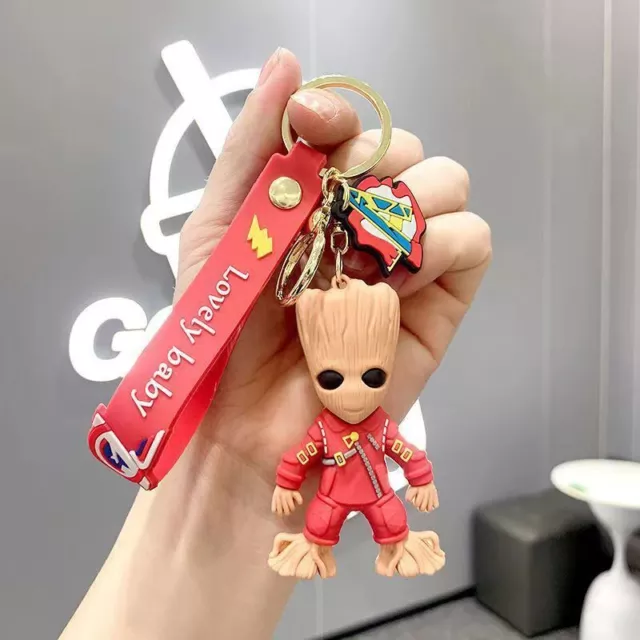 Grus the Avengers Alliance Tree ManCartoon Kawaii Keychain Wallet Charm Keychain Grus the Avengers Alliance Tree ManCartoon Kawaii Keychain Wallet Charm Keychain