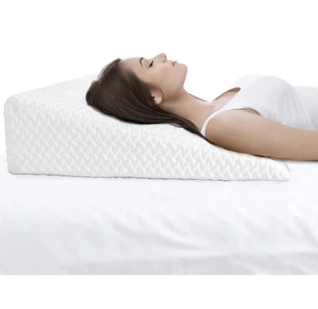 Cuscino cuneo letto miliardario con parte superiore in memory foam - aiuta con reflusso acido e gerd