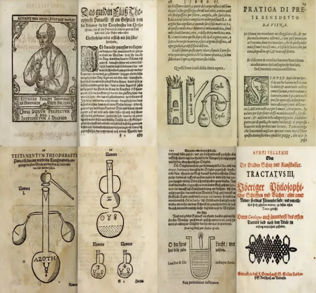 45 Old Books on Alchemy - Chemistry - Andreas Libavius - Hermeticism on DVD