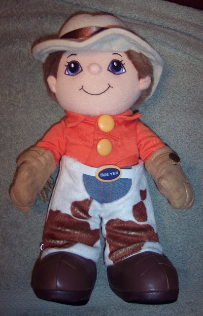 Vintage 2004 Breyer Cowboy Animal Creations Plush Boy Doll 12" Horse Love Lovey