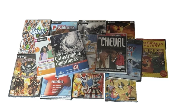 LOT 9 JEUX PC STRATEGIES OCCASION (envoi suivi) EUR 9,90 - FR