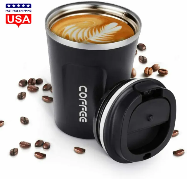 13oz Stainless Steel Tumbler Vacuum Insulated Travel Cup Coffee Mug Double Wall