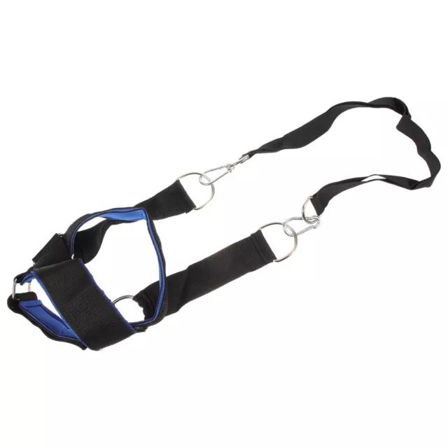 Stainless Steel Head and Neck Trainer Fitness Weight Lifting Straps Harness