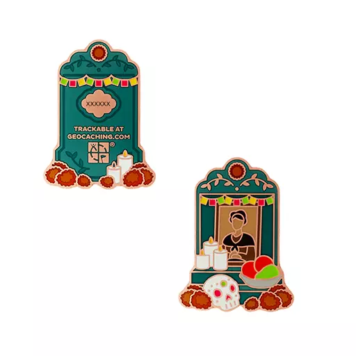 Day of the Dead Geocoin (2023) Official Geocaching Trackable