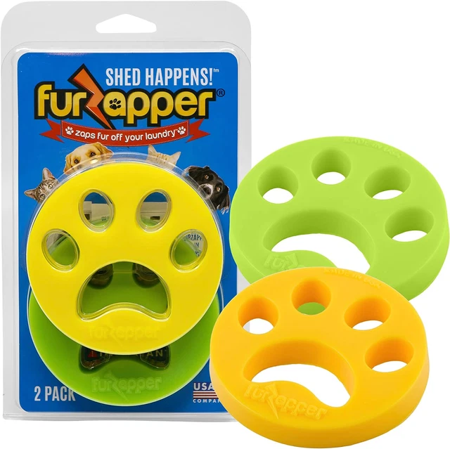 Laundry Lint Pet Hair Remover 2 Pk Reusable Dog Cat Fur Removal Tool Scent Free
