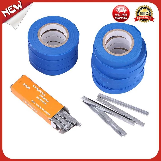 UK Zweig Bindemaschine Kit für Gemüse Traube Tomaten Gurke (blaues Band)