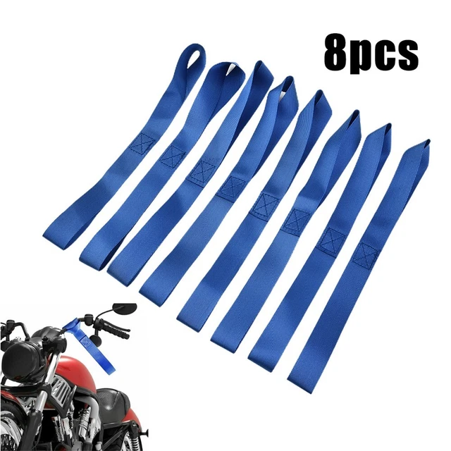 Bandage à cliquet boucle souple boucles d'attachement 4500 lb 8 pièces flamban