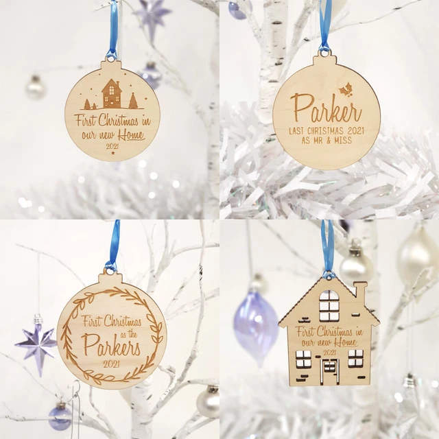 First Christmas In Our New Home Bauble - Our 1st Xmas Hanging Tree Decoration