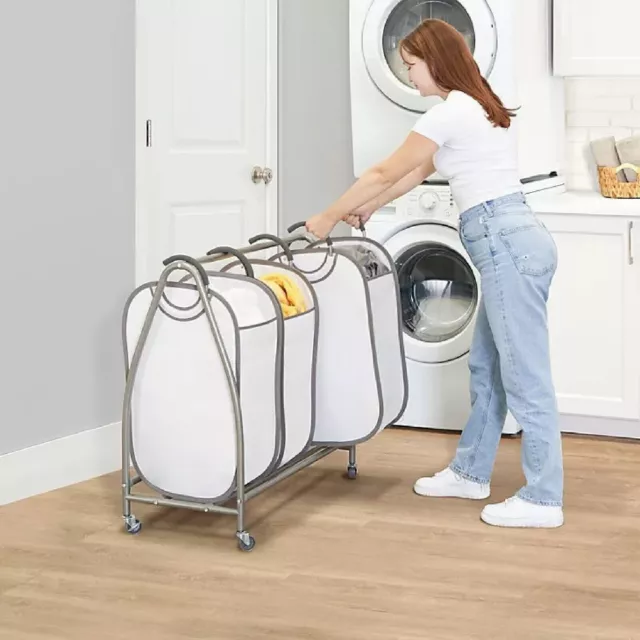 Triple Laundry Hamper Sorter by Neatfreak 3