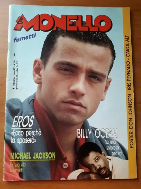 Rivista Fumetti Il Monello N. 26/1988 Eros Ramazzotti Madonna + Tutti I Poster