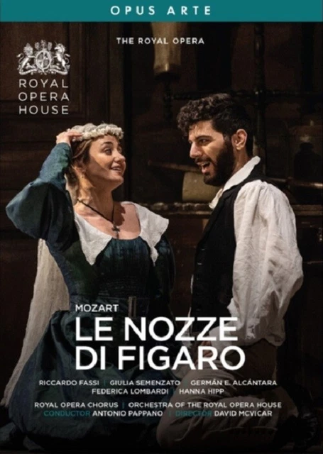LE NOZZE DI Figaro Royal Opera House (Pappano) New DVD $49.95