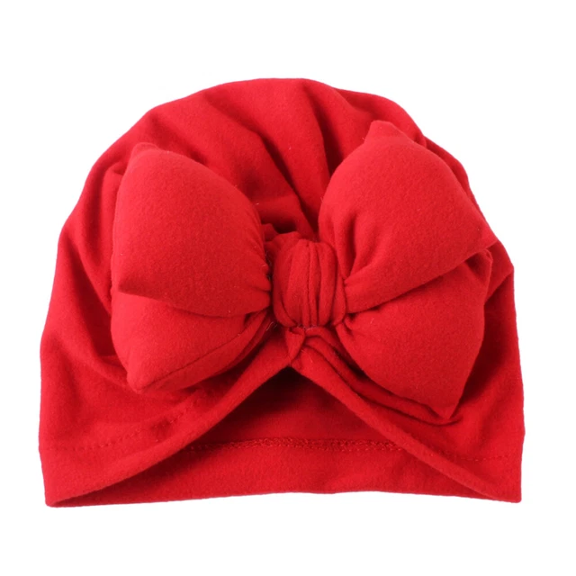 Cappelli neonato bambina nodo bambino turbante orecchio indiano