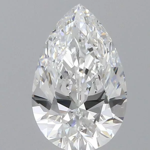0.08 CT Certifié Naturel Diamant Desseré Poire Coupe Blanc Color E / VVS1 Clarté