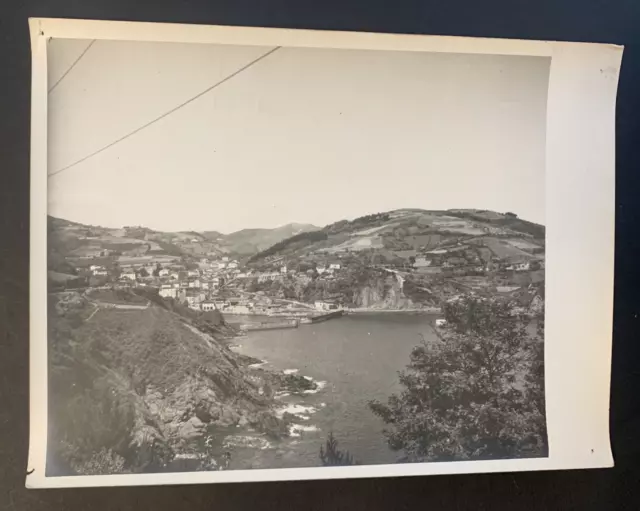 LIV17711  Photographie vintage Photo d&#039;époque Espagne basque Vizcaya Ondarr