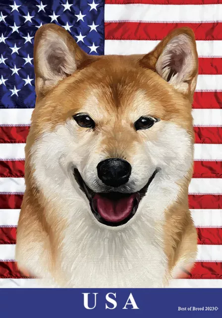 Shiba Inu All-American II Flag