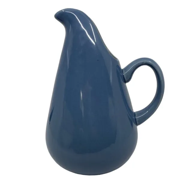 Russel Wright Oneida Manitoga Blue 90 Oz Modern Water Pitcher