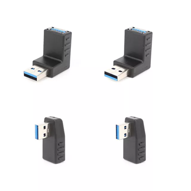 90 Degree Left Right Angled USB 3.0 A Male To Female Connector AdaA~pd Sp