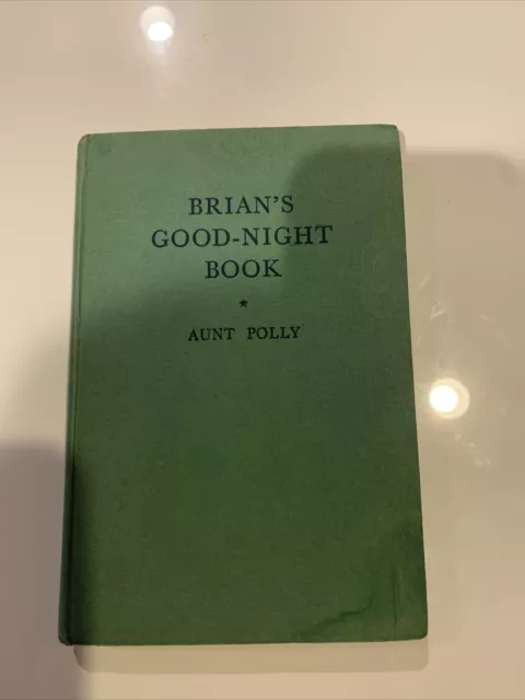 Brian's Good-Night Book, HC Aunt Polly Great Britain Early 1900's Very Clean