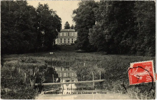 CPA Condecourt at the Parc du Chateau de Villette FRANCE (1309976)