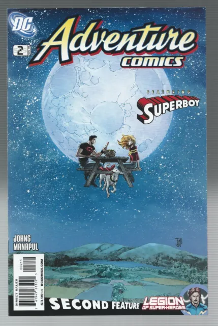 Adventure Comics #2 DC Comics 2009 FN/VF - Superboy & Legion of Superheroes