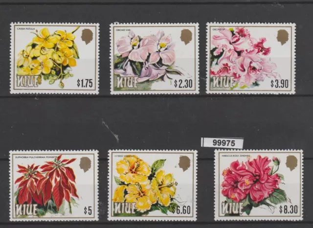 Niue 1984 Flore Fleurs 6 Val. MNH MF99975