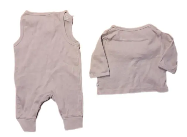 Dulce Bebé Conjunto De Vertbaudet Pelele Chaqueta Talla 1M 54 Newborn 2