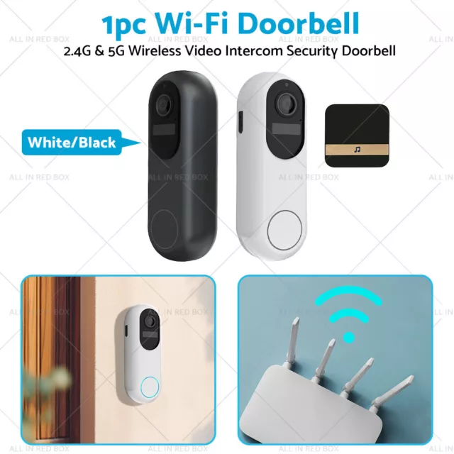 2.4G & 5G 1080P WIFI Doorbell Wireless Video Intercom Security Door Camera