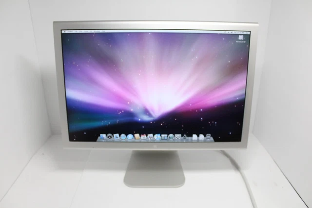 Apple Cinema Display 23" Aluminum A1082 M9178LL/A Widescreen LCD W/Power Adapter
