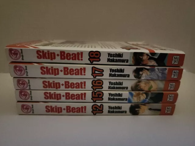 Skip Beat Manga Lot By YOSHIKI NAKAMURA VOLUMES 12, 15-18 Skip Beat Manga Lot By YOSHIKI NAKAMURA VOLUMES 12, 15-18