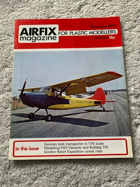Airfix Magazine Décembre 1971 – Modélisme Château Médiéval Et Avion Skyraider – Occasion