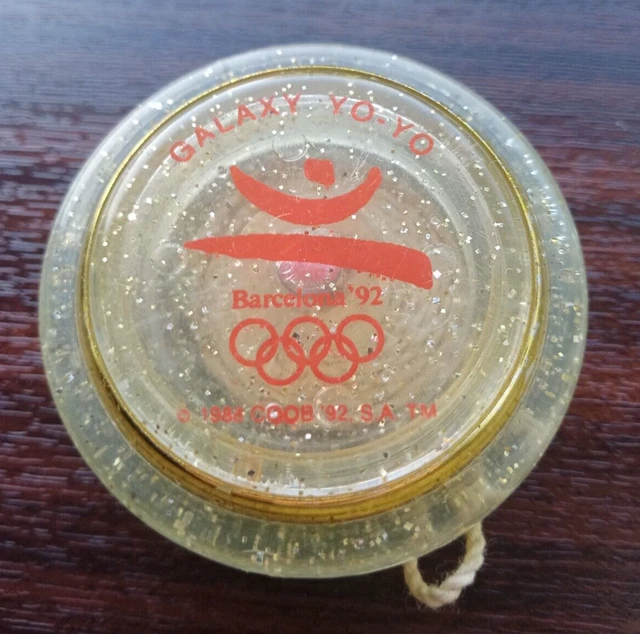 🔴 *RARE* GOLD Olympics GALAXY Coca Cola Coke Russell Spinner Yoyo Galaxy 1992