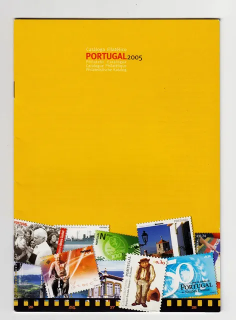 Katalog Catalogo Filatelico PORTUGAL 2005 ,18 Seiten mit Abbildungen Briefmarken
