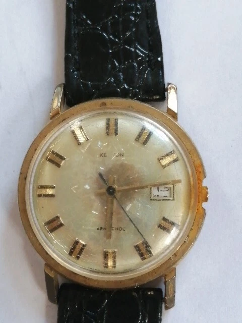 Montre Mécanique Vintage Verbel Pour Homme - État Original - Non Testée