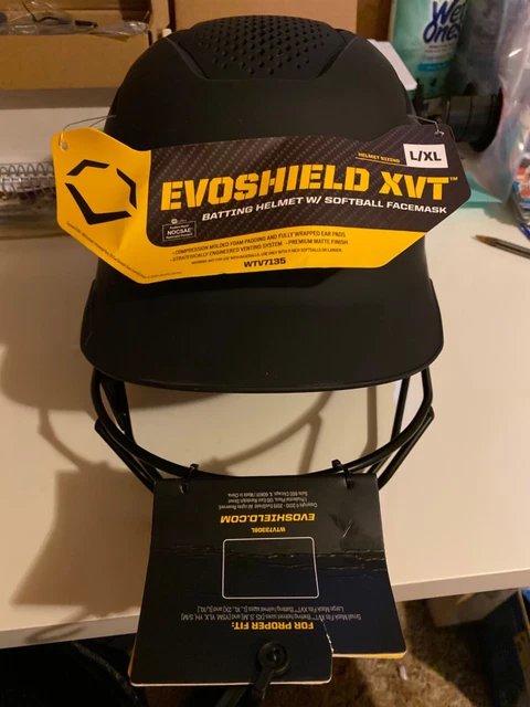Evoshield XVT 2.0 Matte Fastpitch Softball Batting Helmet Mask NOCSAE Certified