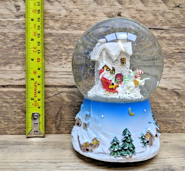 Globo da neve musicale decorazione natalizia - carica