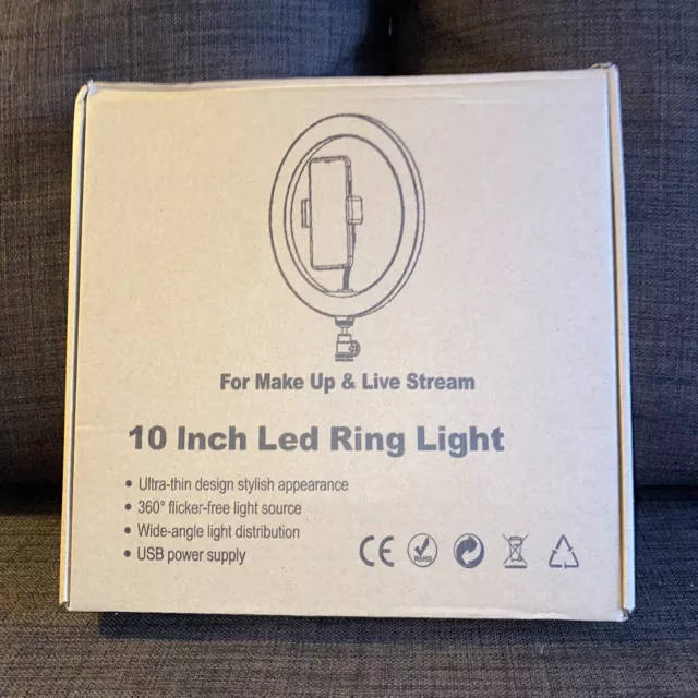 10 Inch Led Ring Light USB Power Supply - Live Stream 3