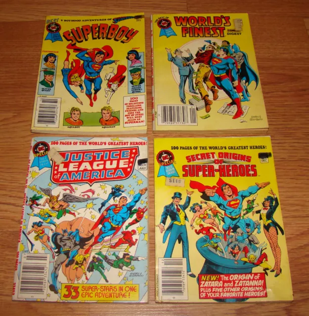 DC Comics Blue Ribbon Digest SUPERBOY Justice League World's Finest Super-Heroes
