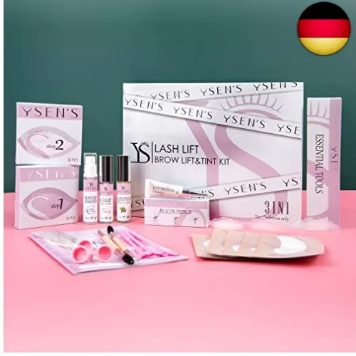 wimpernlifting set, Brauenlaminierung und Tönungsset (Schwarz), Augenbrauen