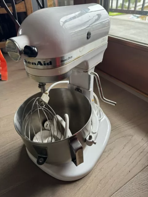 KitchenAid K5SS Heavy Duty Series 5qt Stand Mixer - White