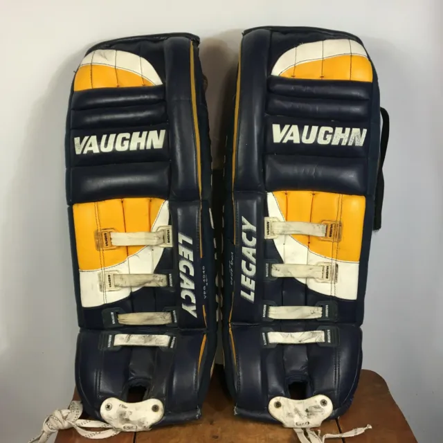 Used Vaughn V6 34 Goalie Leg Pads Goalie Leg Pads