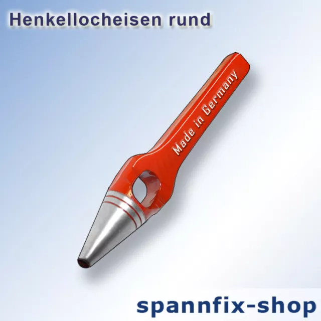 Locheisen 1 2 3 4 5 6 7 8 9 10 mm Henkellocheisen Rundöse Plane Einschlagstempel