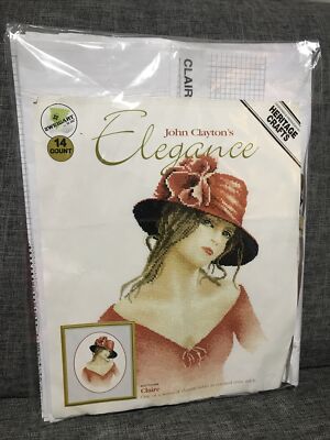 punto croce contato Sally Nuovo cucito John Claytons's Elegance Heritage 