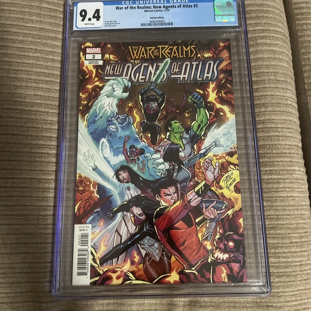 War of the Realms New Agents of Atlas #2 CGC 9.4 Ron Lim Variant 1st Swordmaster
